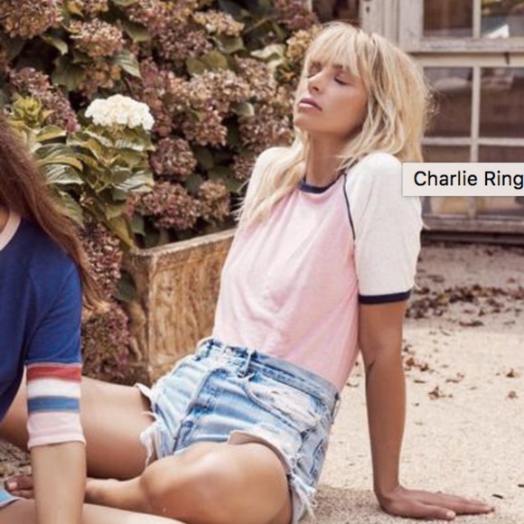 Auguste the Label Tops - charlie ringer tee dusty pink